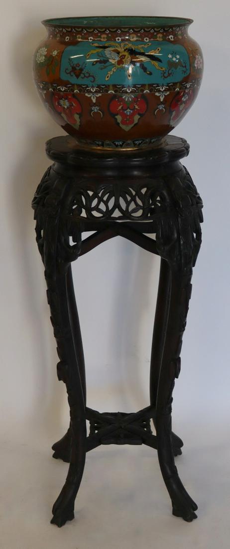 Fine Quality Cloisonne Jardiniere and Chinese (1 of 18)