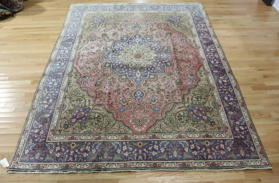 Antique And Finely Hand Woven Kerman Style Carpet (1 of 8)