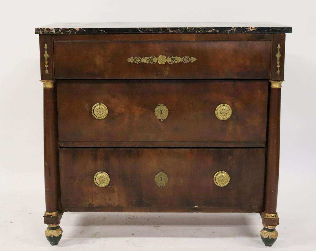 Antique Continental Bronze Mounted Marbletop (1 of 11)