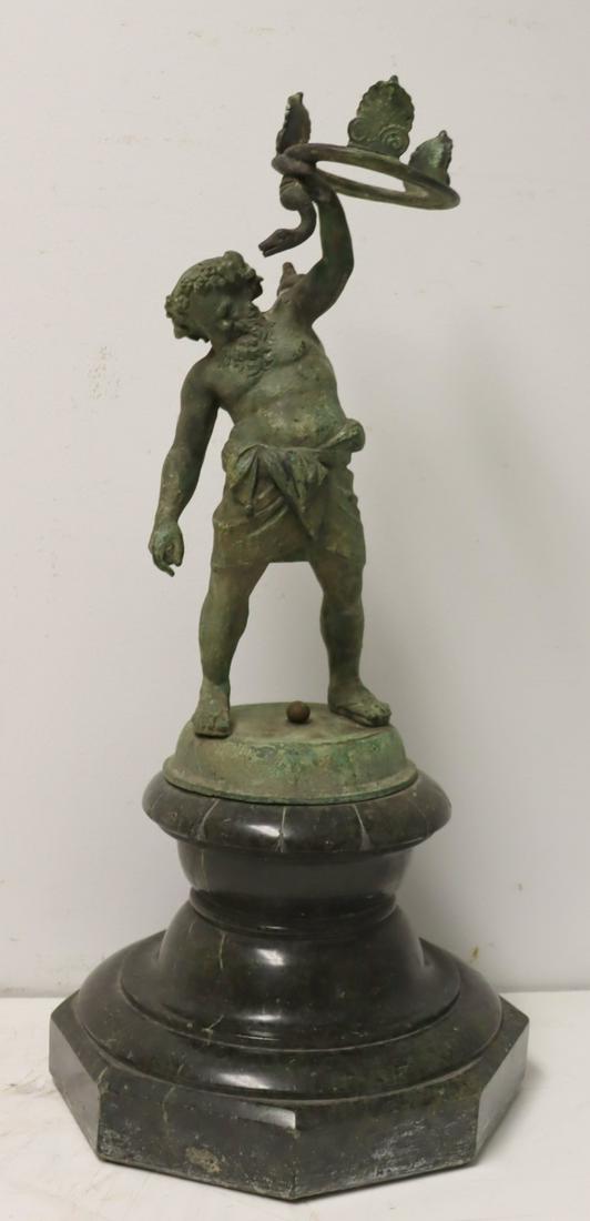 Grand Tour Patinated Bronze Bacchus Sculpture (1 of 13)