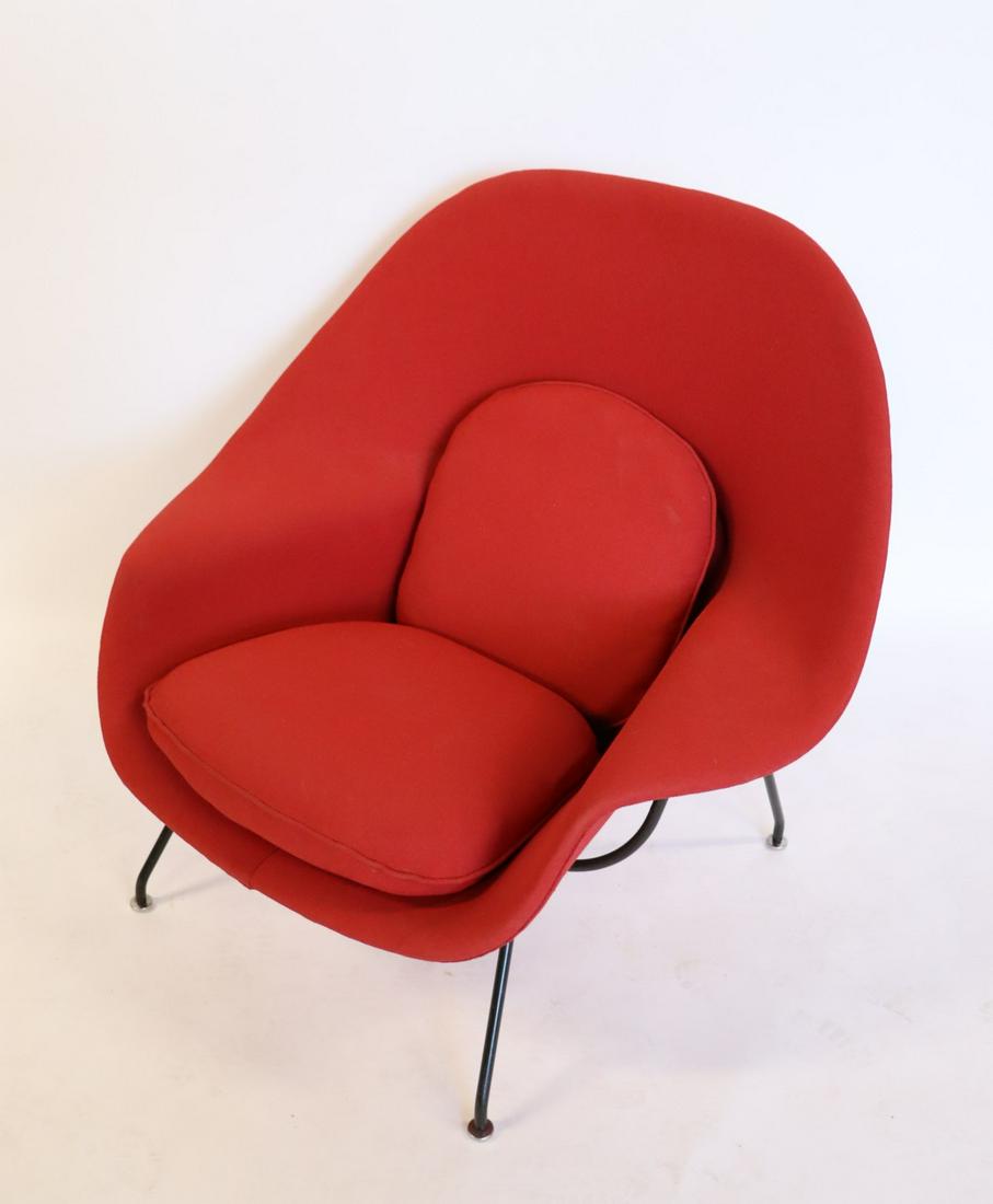 Midcentury Eero Saarinen Womb Chair.: From a White Plains NY estate. - Dimensions: 36" x 30" x 38"