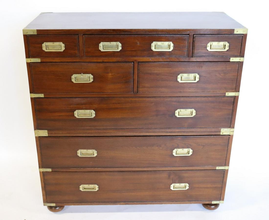 Vintage And Finest Quality Campaign Style Chest. (1 of 6)