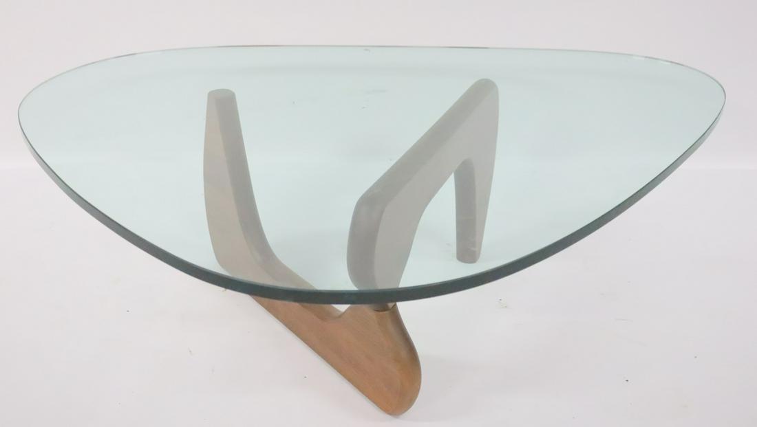 Vintage Signed Noguchi Glass Top Coffee Table (1 of 7)