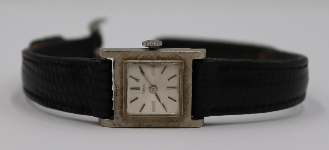 JEWELRY. Ladies Vintage 18kt Gold Tudor Watch. (1 of 7)