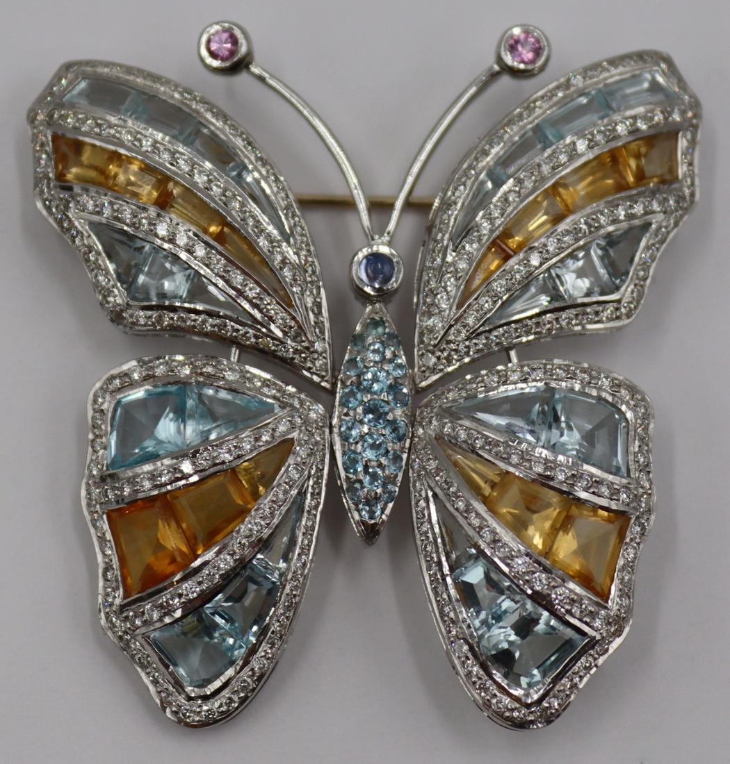 JEWELRY. 18kt Gold, Colored Gem and Diamond (1 of 8)