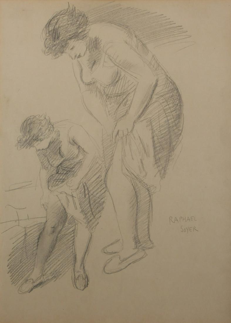 RAPHAEL SOYER (AMERICAN, 1899-1987). (1 of 8)