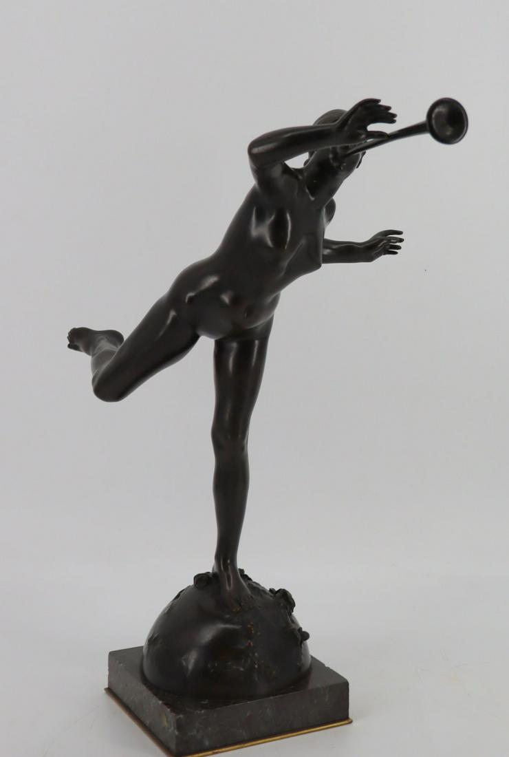 Alexandre Falguiere (Fr. 1831 - 1900) "Trumpeter" (1 of 14)