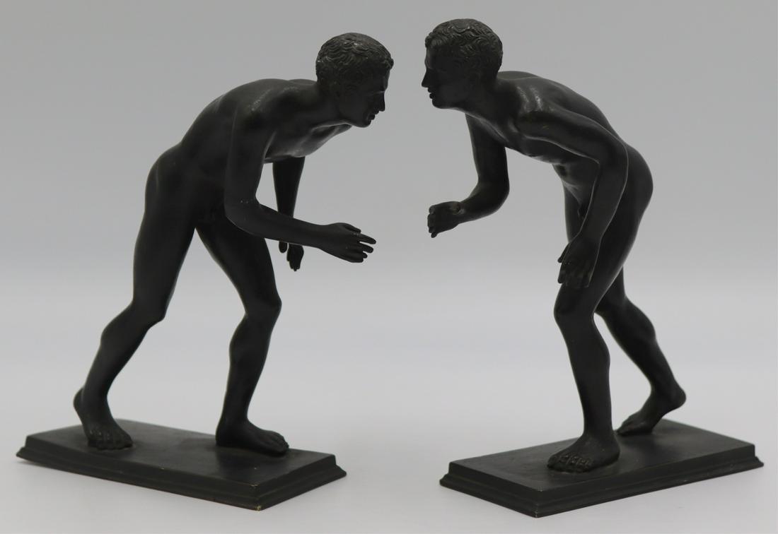 Pair of 19th C Grand Tour Models of Athletes. (1 of 9)