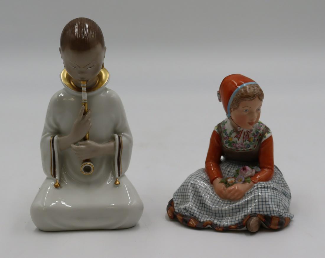 2 Royal Copenhagen Porcelain Figures # 2342 &12420 (1 of 5)