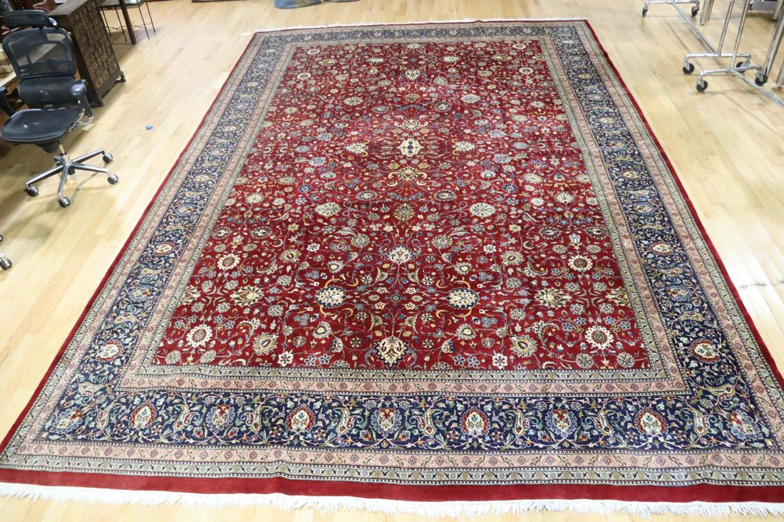 Vintage, Large And Finely Hand Woven Carpet (1 of 9)