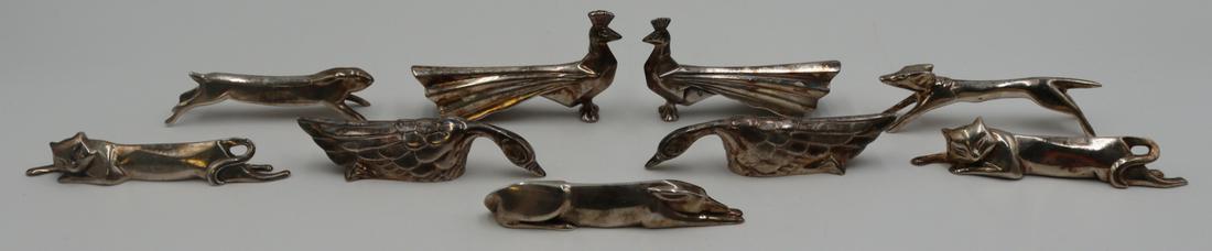 SILVERPLATE. 10 Christofle Silverplate Knife Rests (1 of 8)