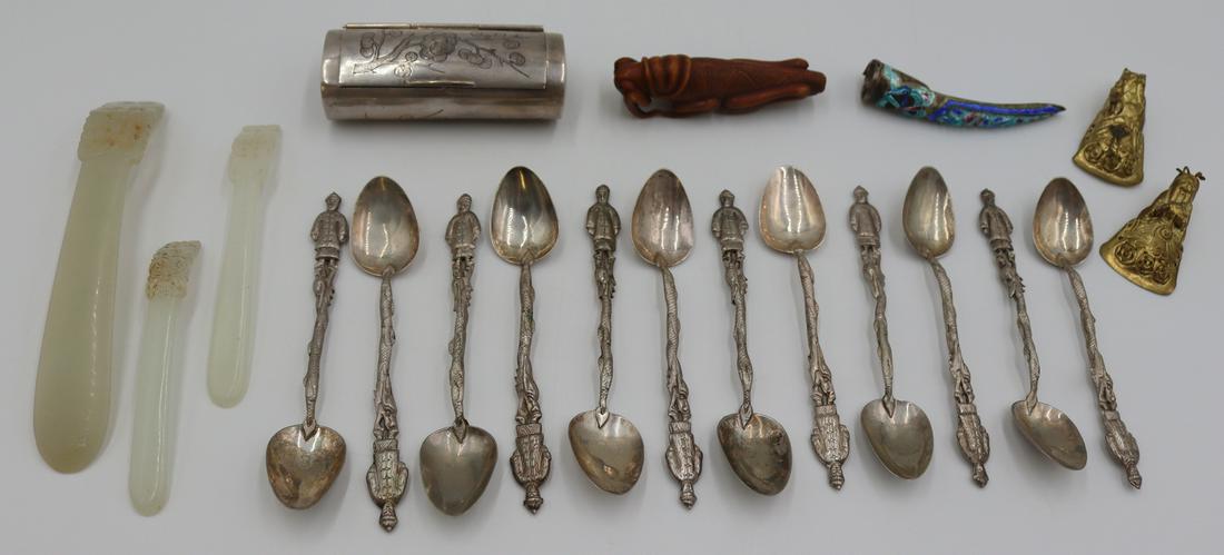 SILVER. Assorted Asian Decorative Items. (1 of 15)