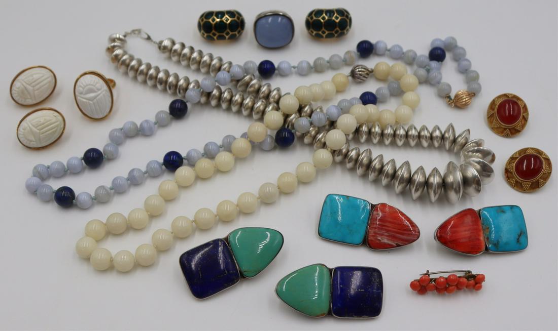 JEWELRY. Gold, Silver, and Signed Jewelry Grouping (1 of 16)