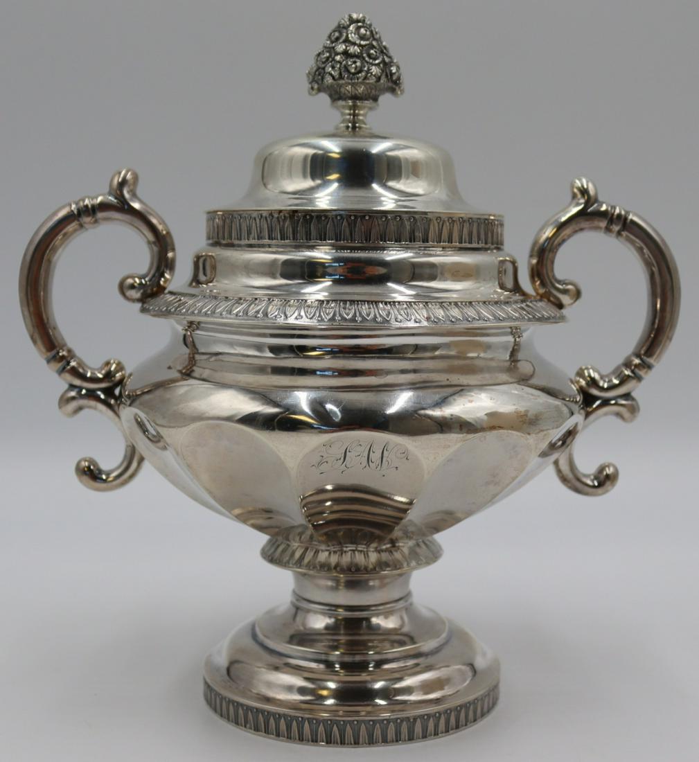 SILVER. American J. & I. Cox Coin Silver Lidded (1 of 7)
