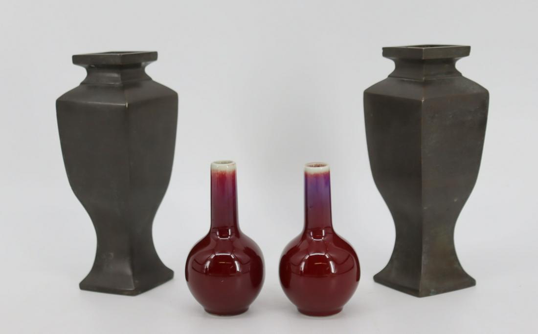 Lot of Antique Chinese Cabinet Items. (1 of 10)