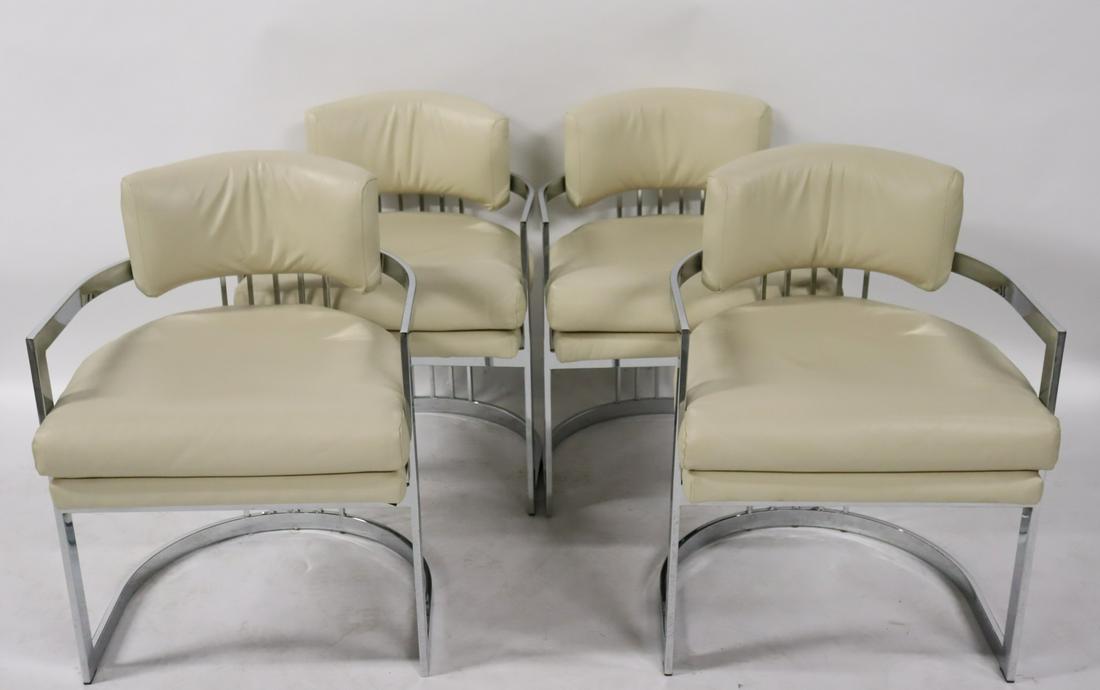 4 Milo Baughman Chrome Chairs For Thayer (1 of 9)
