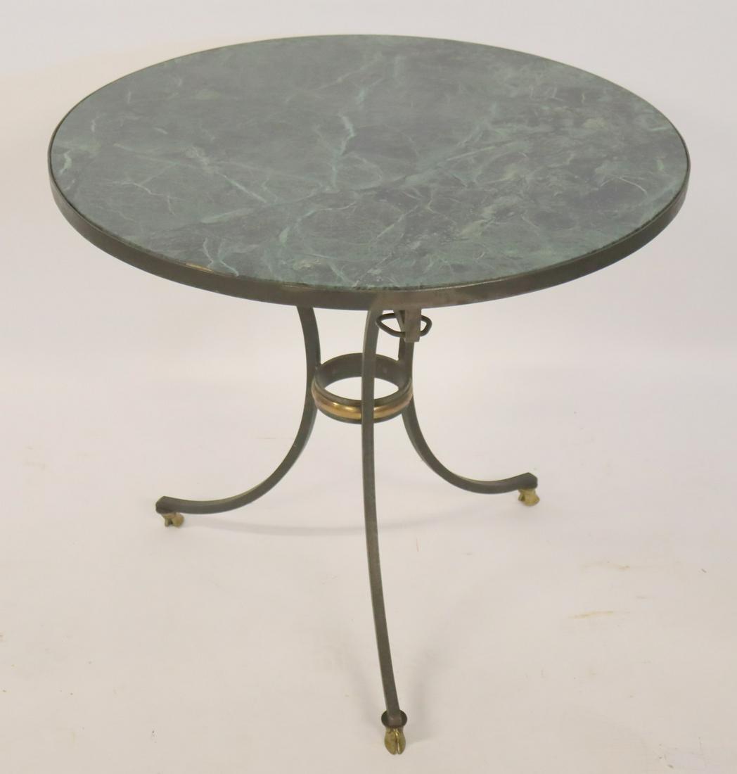 Bagues Style Gilt & Patinated Metal, Marbletop (1 of 6)