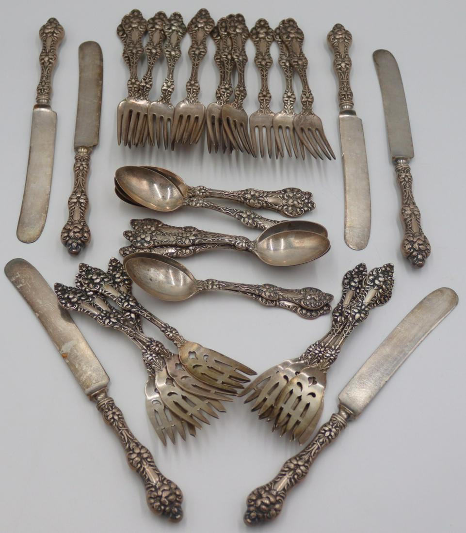 STERLING. Alvin Orange Blossom Partial Flatware (1 of 9)