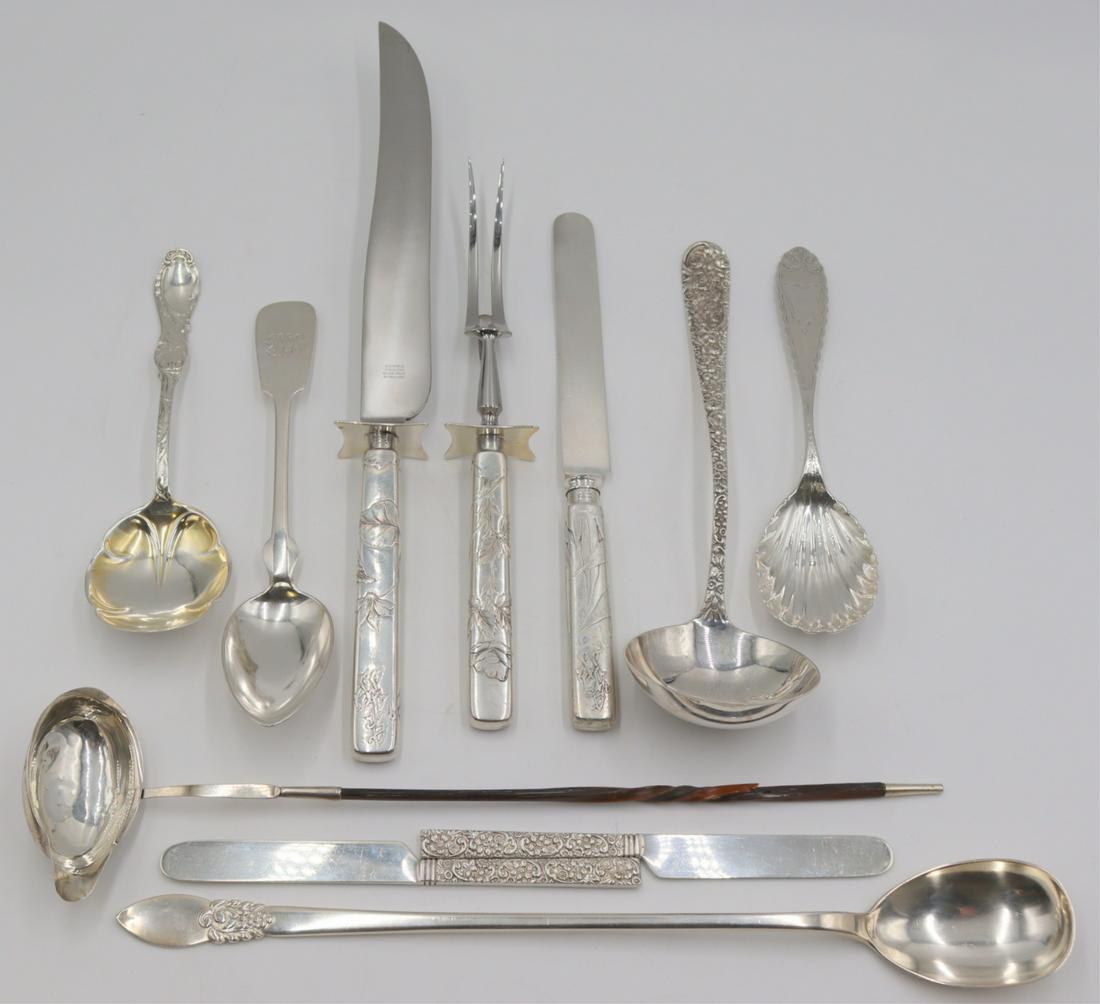 STERLING. Assorted Grouping of Sterling Flatware. (1 of 10)