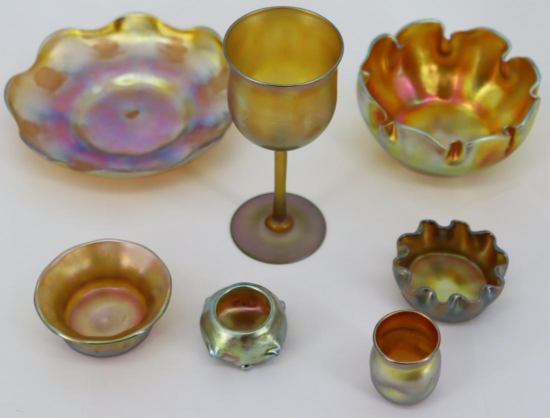 Louis Comfort Tiffany Favrille Glass Cabinet Items (1 of 8)