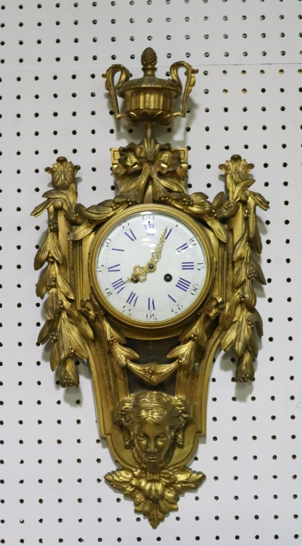 Fine Gilt Bronze French Cartel Clock. (1 of 6)