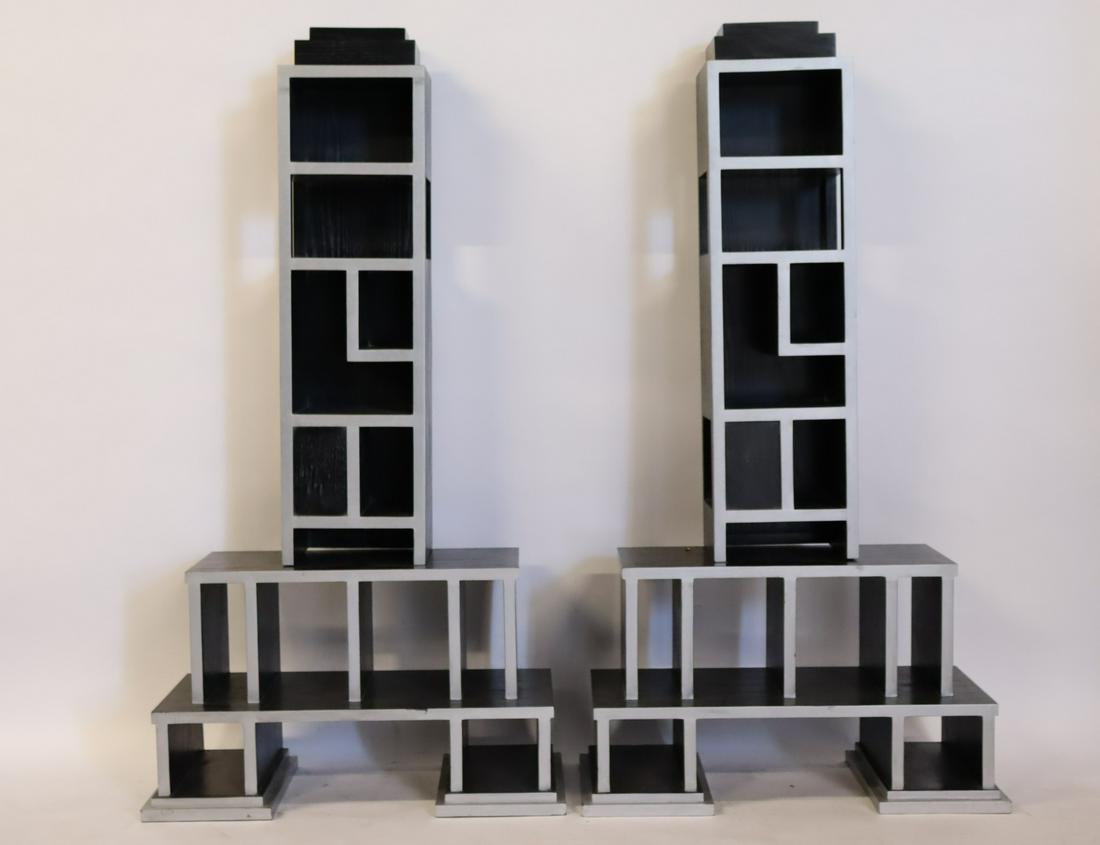 A Pair Of Paul Frankl Style Paint And Ebonised (1 of 9)