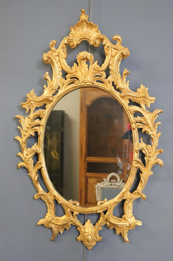 Vintage Carved And Giltwood Mirror. (1 of 5)