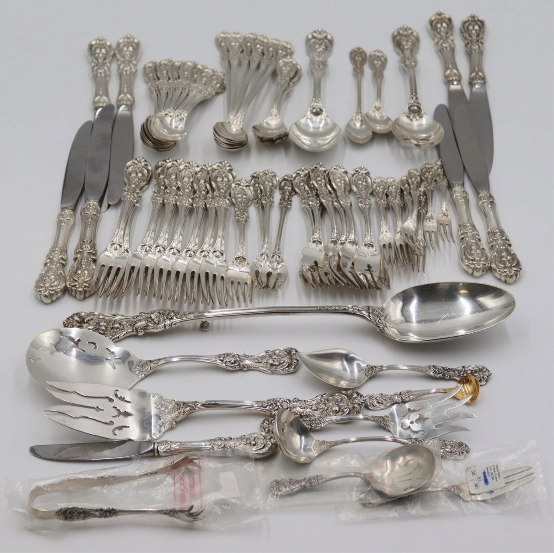 STERLING. Reed & Barton Francis I Flatware Set. (1 of 9)
