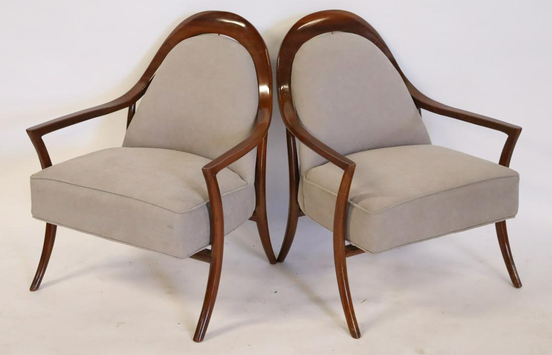 Midcentury Pair Of Upholstered Armchairs (1 of 7)