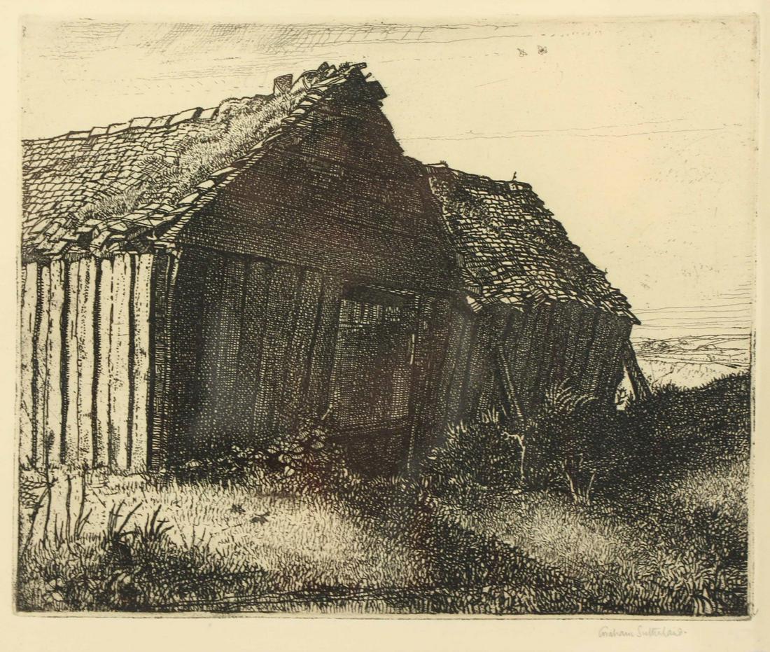 GRAHAM SUTHERLAND (ENGLISH, 1903-1980). (1 of 7)