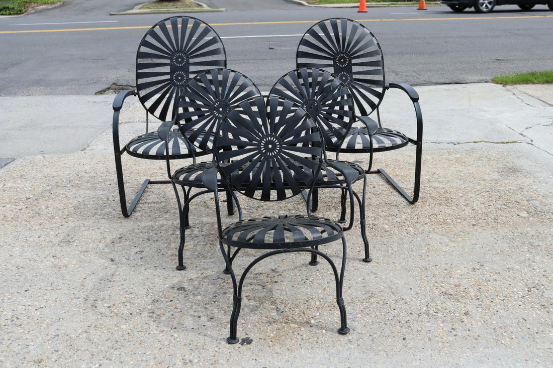 4 Piece Spring Seat Iron Furniture Grouping (1 of 15)