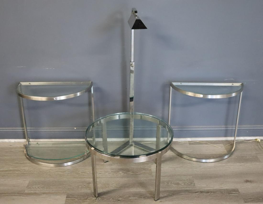 Vintage 3 Piece Chrome Set Together With A Chrome (1 of 7)