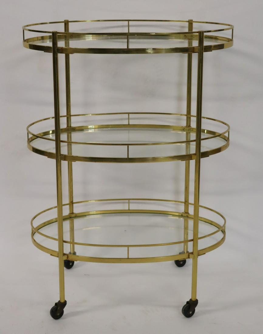 Midcentury Bagues Bronze Serving Cart (1 of 7)