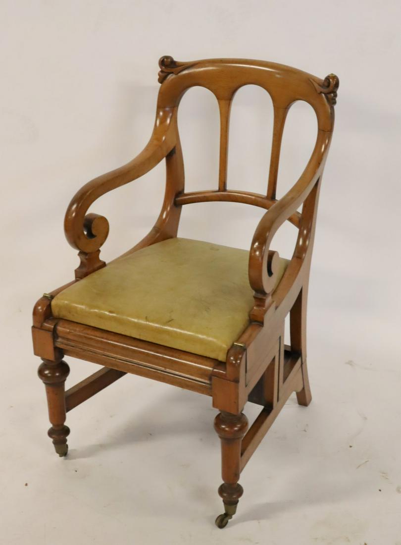 Regency Metamorphic Chair / Library Steps (1 of 8)