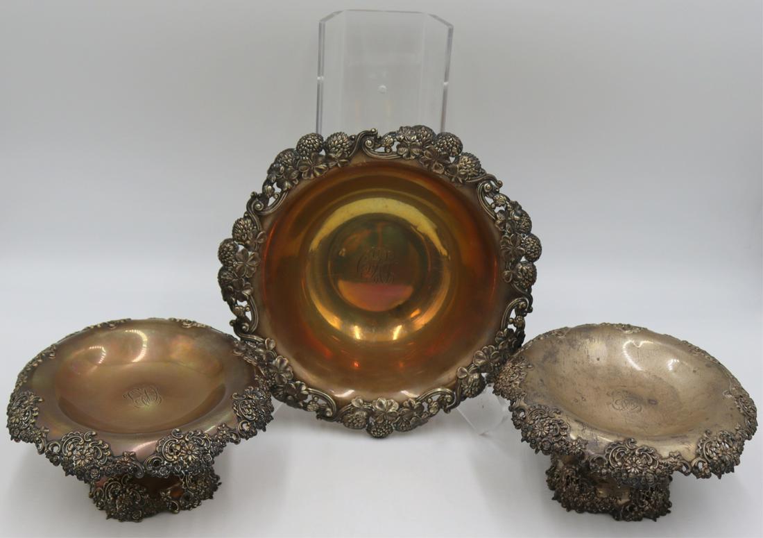 STERLING. (3) Pcs. Tiffany & Co. Sterling Hollow (1 of 10)