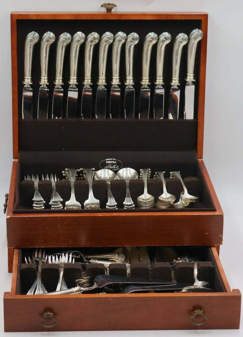 STERLING. Tuttle Onslow Sterling Flatware Set. (1 of 8)