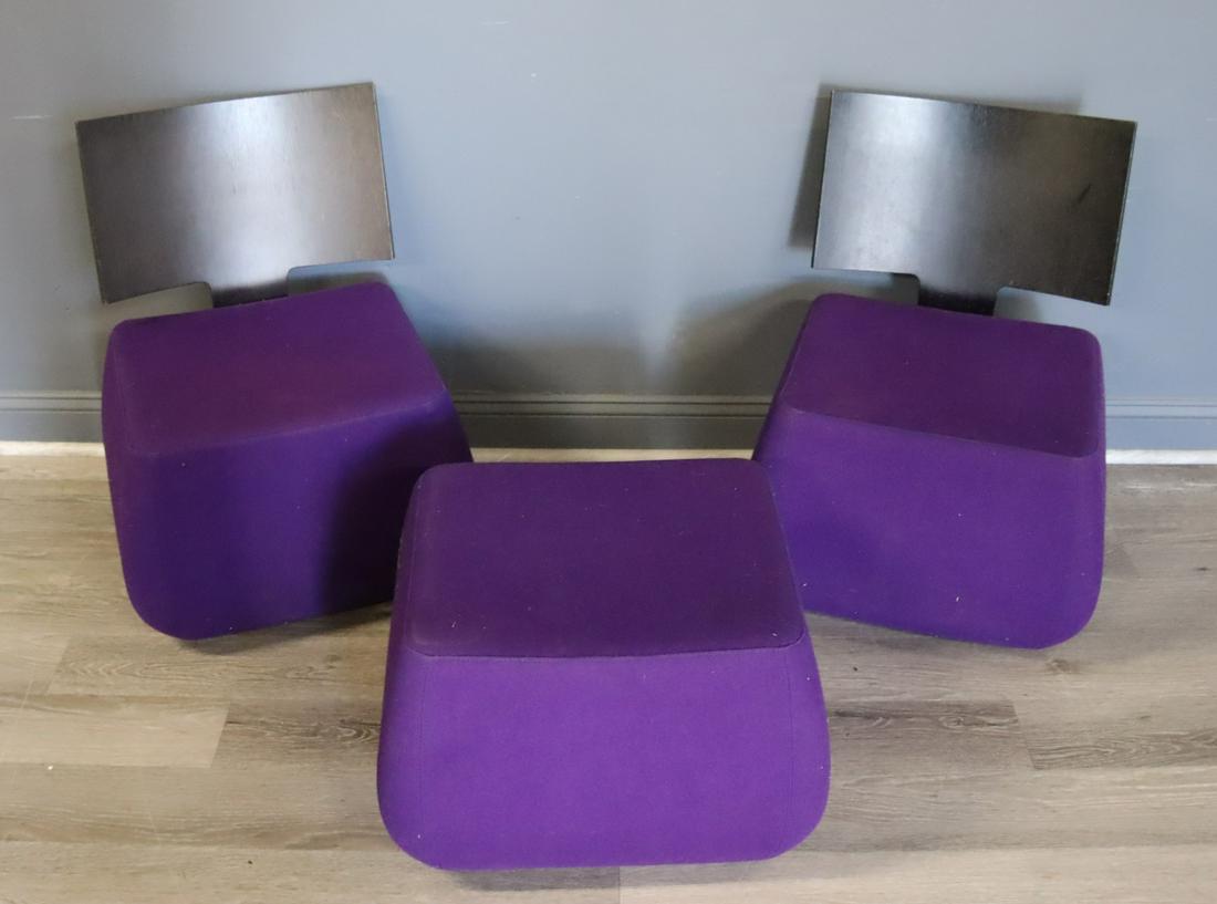 Ligne Roset Pair Of Chairs & Ottoman. (1 of 4)