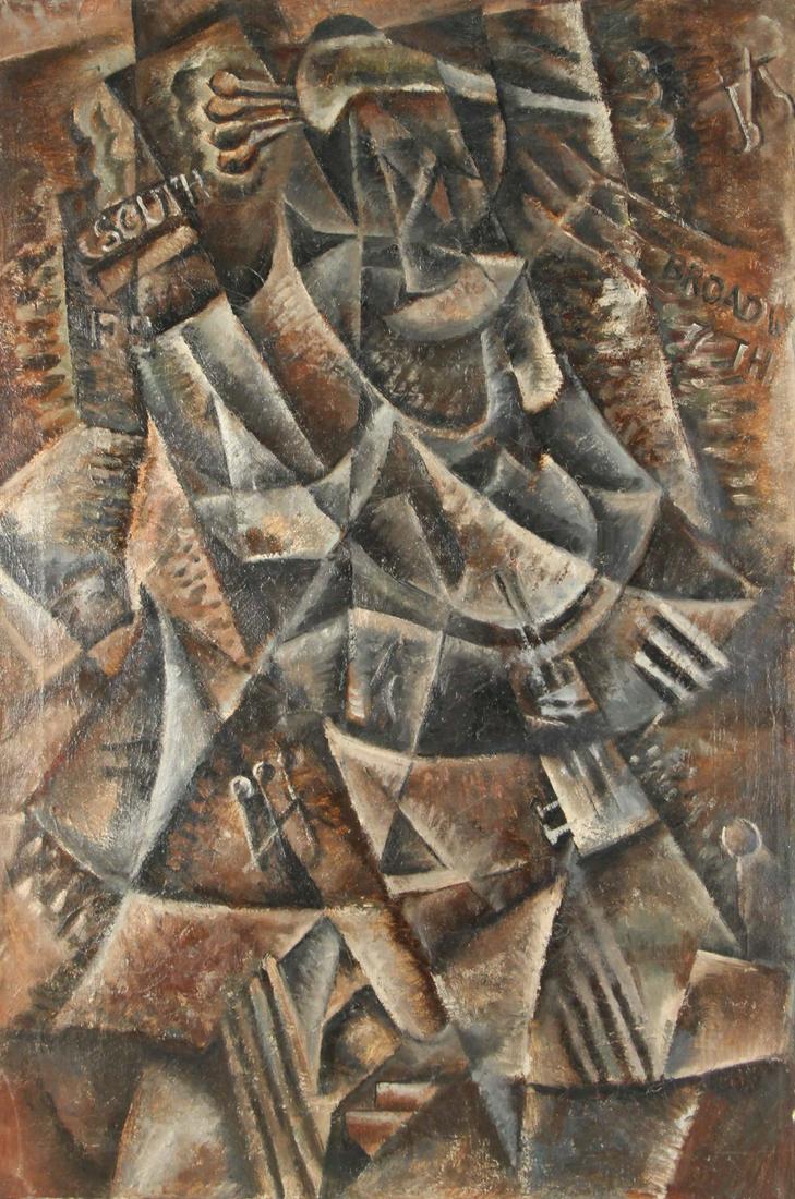 ILLEGIBLY SIGNED (20TH CENTURY). (1 of 9)