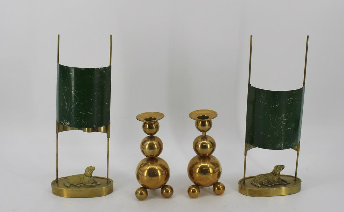 2 Pairs Of Candle Holders (1 of 6)