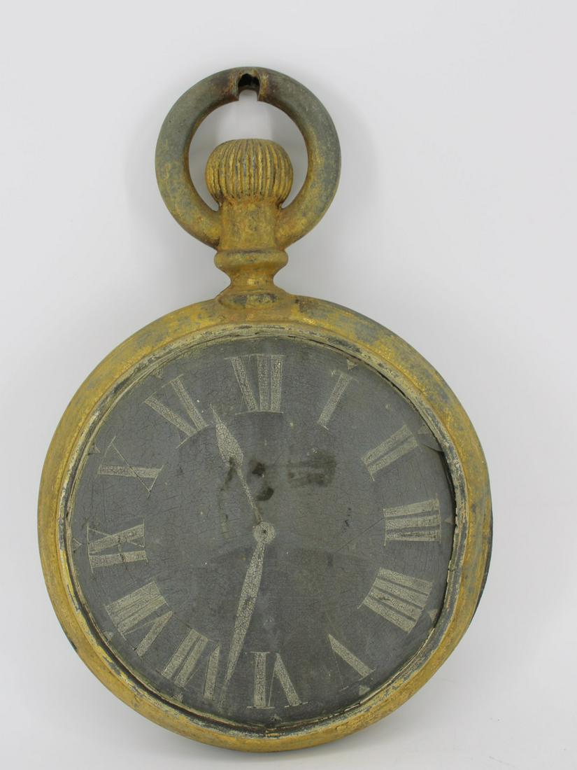 Antique Gilt Metal Watch Makers Sign (1 of 7)