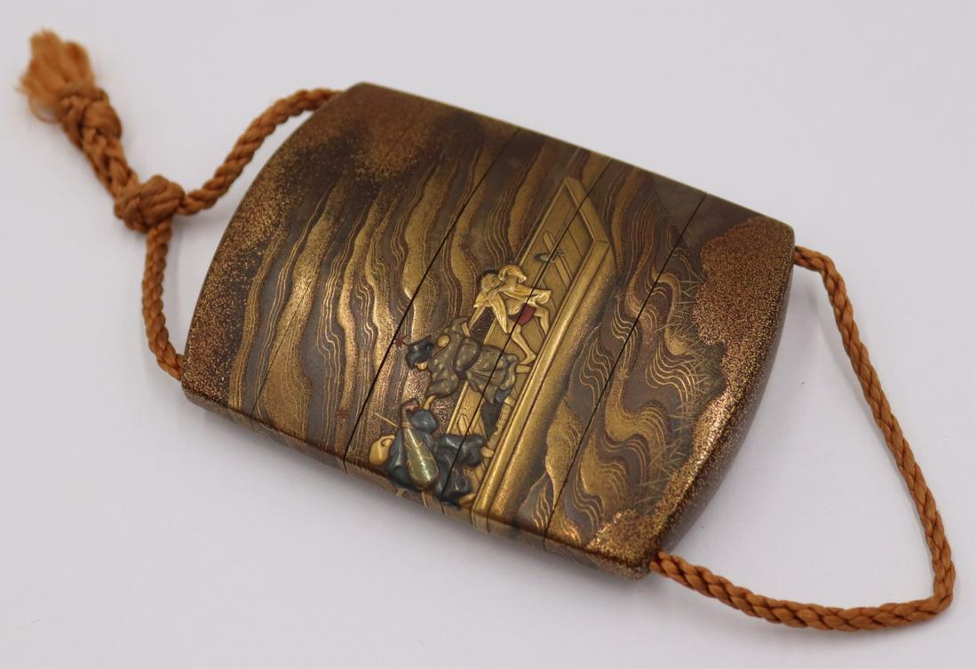 Signed Japanese Lacquered Inro. (1 of 13)