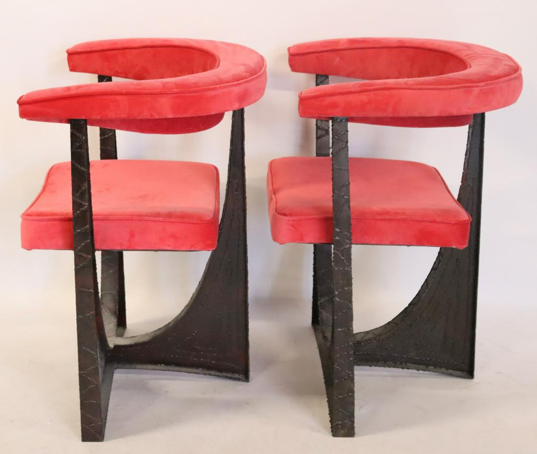 A  Pair Of Paul Evans Style Patinated (1 of 4)