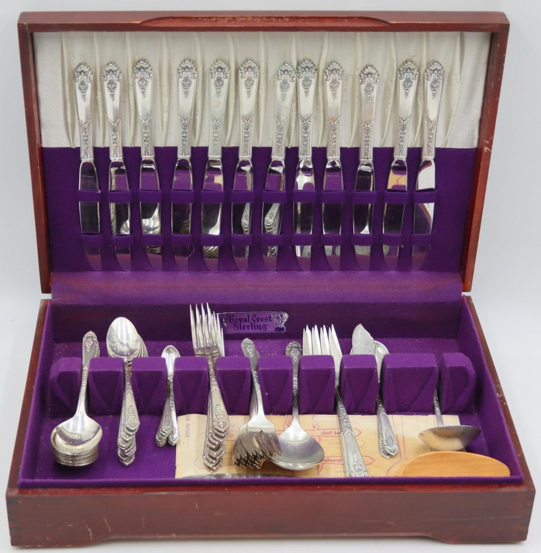 STERLING. Royal Crest Promise Sterling Flatware. (1 of 8)