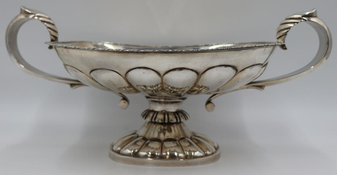 SILVER. 19th C Russian Silver Centerpiece Bowl. (1 of 7)