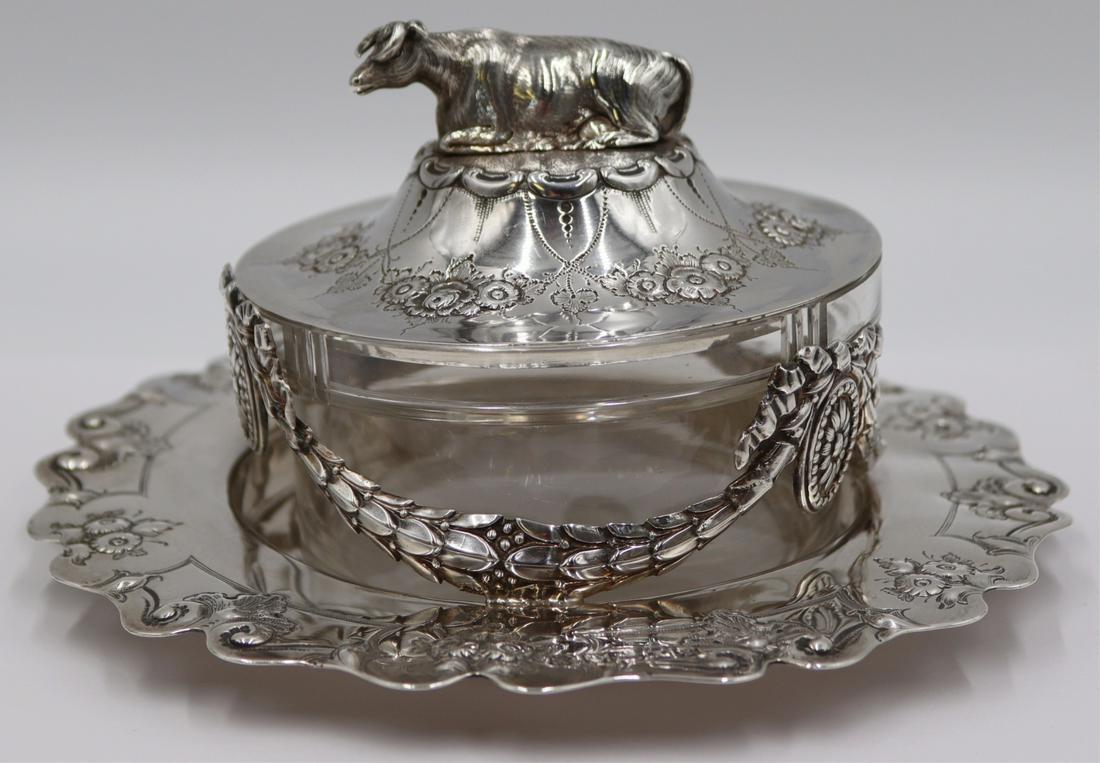 SILVER. Martin Hall & Co. English Silver Butter (1 of 9)