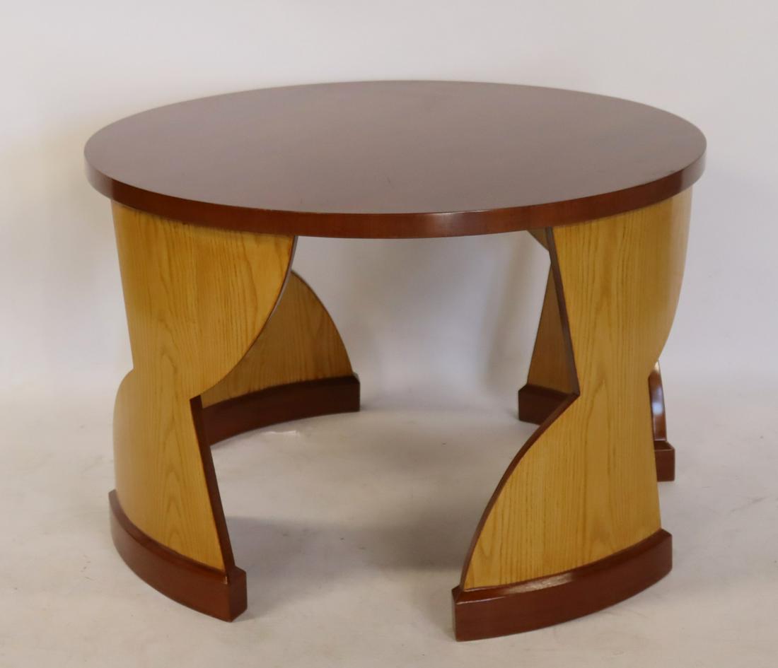 Art Deco Style Two Tone Sculpted Table . (1 of 5)