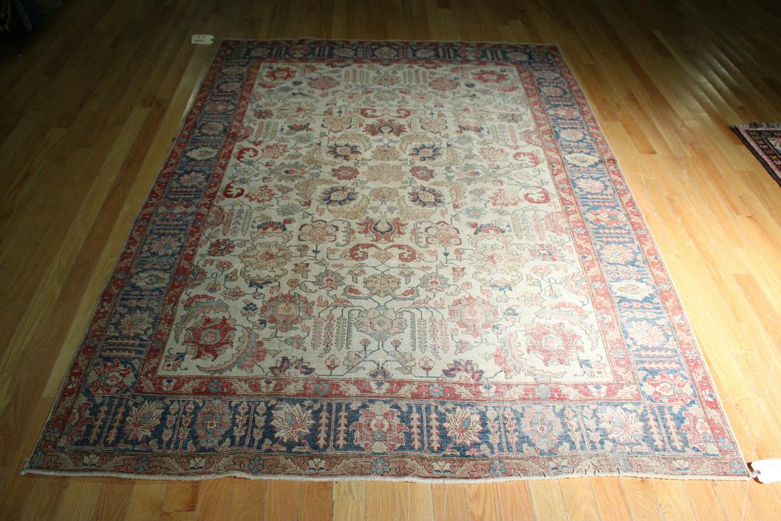 Antique And Finely Hand Woven Carpet. (1 of 10)