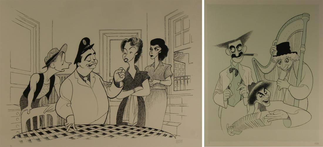 AL HIRSCHFELD (AMERICAN, 1903-2003). (1 of 13)