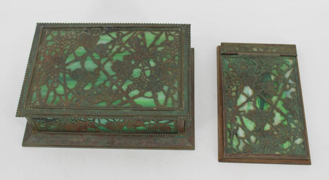 Tiffany Studios Signed Grapevine Jewelry Box (1 of 11)