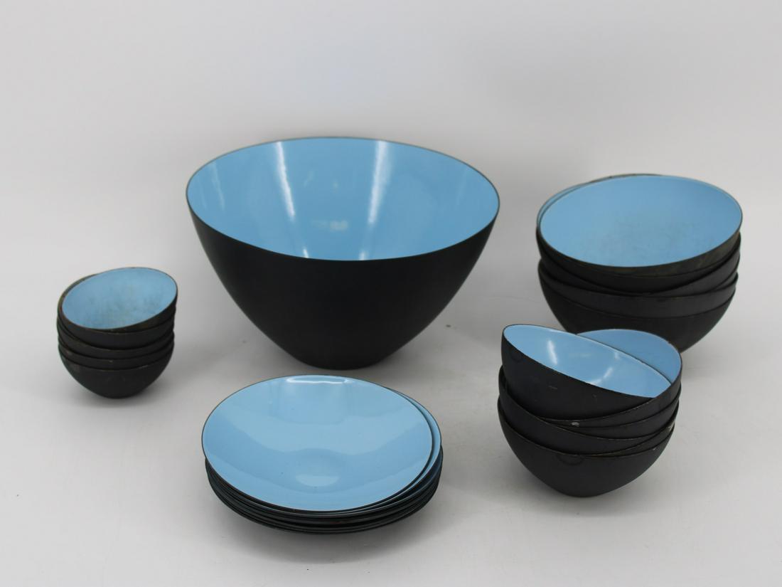 30 Midcentury Krenit Denmark Enameled Bowls (1 of 13)